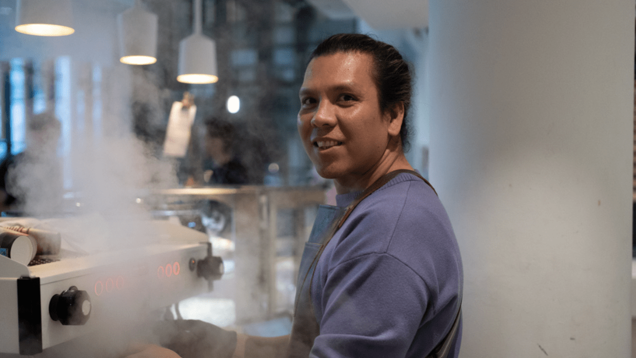 Coffee barista at Science Park: "On my birthday, I got three cakes from customers"
